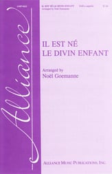 Il Est Ne Le Devin Enfant SAB choral sheet music cover